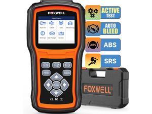  FOXWELL NT614 Elite Car Scanner, 2023 Engine Airbag  Transmission ABS Scan Tool with 5 Services ABS Bleeding, SAS Calibration,  EPB Throttle Oil Light Reset Tool, Live Data OBD2 Scanner Diagnostic Tool 