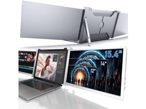 LIMINK S20 154 Triple Portable Monitor for Laptop 1080P Triple Screen Portable Laptop Workstation for 15619 Laptop Monitor Extender Compatible with MacOS  WindowsPlug  PlayNo Driver Needed