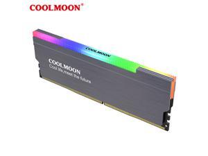 Coolmoon CR-D134S Memory Vest ARGB Desktop Computer Memory Bar Cooling 5V 3Pin Male and Female Interface for Aluminum Alloy Cooling Heatsink Coolmoon CR-D134S Memory Vest ARGB Desktop Computer Memory Bar Cooling 5V 3Pin Male and Female Interface for Aluminum Alloy Cooling Heatsink