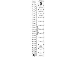 1/2 and 1 inch Log Cabin Ruler by Marti Michell 1/2 and 1 inch Log Cabin Ruler by Marti Michell