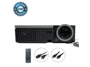 Refurbished Dell M209X DLP Projector Professional Portable Gaming HD HDMI 1080i Remote with Accessories TeKswamp