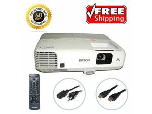 Epson PowerLite 93 3LCD Projector 2400 ANSI Lumens HD 1080i HDMI 1024 x 768 Home Theater Professional Streaming with Accessories bundle