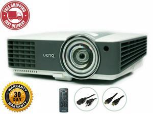BENQ MX819ST DLP Projector XGA Conference Room Short-Throw Full HD 3D 3000 ANSI Lumens 1024 x 768 1080p  Home Theater Professional Streaming with Accessories bundle