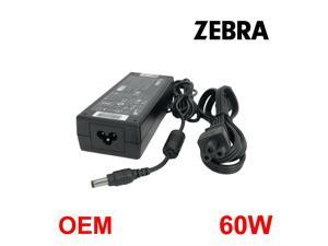 OEM Genuine Zebra AC/DC Adapter 20V 3A 60W Power Supply FSP060-RPBA P1028888-001 P1028888-006 P1076000-006 For LP2824 LP2844-Z LP3844-Z Label Printer with Power Cord