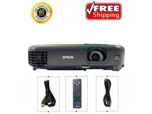 Epson PowerLite 1221 - 3LCD Portable Projector 2800 Lumens CLO HD 1080i HDMI with Accessories Bundle (Power Cable, HDMI Cable, Remote)