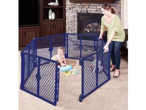 Toddleroo by North States Superyard Classic 6-Panel Play Yard, Portable Indoor-Outdoor