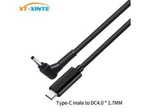 USB-C Type C Male to DC 4.0x1.7mm PD Charging Cable Dc Power Adapter Connector 1.5m for RedmiBook 14 for Lenovo PC USB-C Type C Male to DC 4.0x1.7mm PD Charging Cable Dc Power Adapter Connector 1.5m for RedmiBook 14 for Lenovo PC