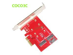 2 in 1 PCI-e 4x to M Key NGFF SSD Card for SAMSUNG 950 PRO M.2 SSD Desktop SATA 6Gb/s to B Key M.2 SATA interface SSD adapter 2 in 1 PCI-e 4x to M Key NGFF SSD Card for SAMSUNG 950 PRO M.2 SSD Desktop SATA 6Gb/s to B Key M.2 SATA interface SSD adapter