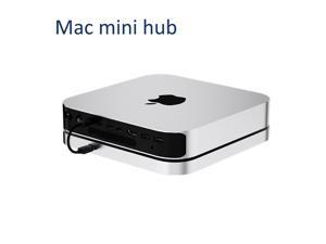 2020 Silver M1 Mac Mini Hub Ssd Adapter Hard Drive Enclosure Docking Station 2020 Silver M1 Mac Mini Hub Ssd Adapter Hard Drive Enclosure Docking Station