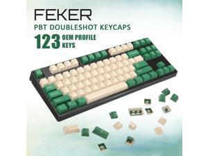 Feker 123 Keys Emerald Forest PBT Keycaps Suitable For Mechanical Keyboard Cherry MX Switches OEM Profile DYE-Sub Keycap Feker 123 Keys Emerald Forest PBT Keycaps Suitable For Mechanical Keyboard Cherry MX Switches OEM Profile DYE-Sub Keycap