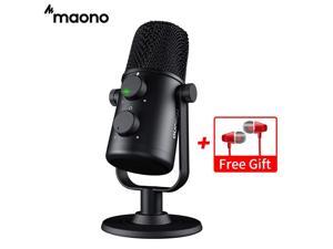 MAONO AU-902  Condenser Microphone Cardioid Sreaming mikrofon Podcast Studio Mic Metal Recording microfone for YouTube Skype