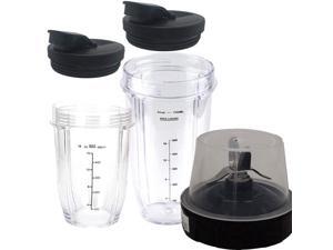 Replacement Parts Extractor Blade with 18Oz 24Oz Cup and Spout Lid for 1200W Ninja Auto-IQ Blender,7 Fins Gear Parts Replacement Parts Extractor Blade with 18Oz 24Oz Cup and Spout Lid for 1200W Ninja Auto-IQ Blender,7 Fins Gear Parts