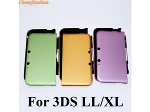 ChengHaoRan 5pcs For 3DS XL Case Aluminium Protective Case Strong Hard Perfect Cover Metal Skin Protective Case for 3DS LL