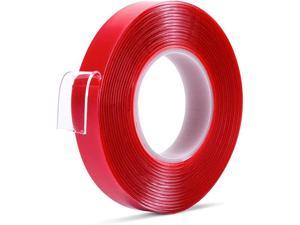 Double Sided Tape Heavy Duty 1 2 10 Transparent Strong Adhesive Removable Double Sided Mounting Tape For Home Decor Wall Decor Room Decor Office Decor Pack Of 1 Roll Newegg Com