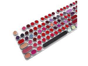 Lipstick Electroplating Steampunk Retro Circular Colorful Mechanical Keyboard Universal Gaming Keyboard 104-Key Cap Lipstick Electroplating Steampunk Retro Circular Colorful Mechanical Keyboard Universal Gaming Keyboard 104-Key Cap