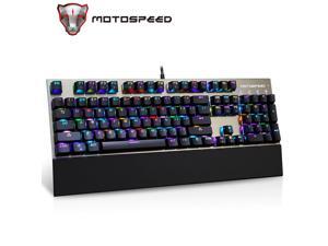 CK108 RGB Blue Switch Mechanical Russian Keyboard Gaming Wired LED Backlit Anti-Ghosting for Gamer PC Desktop CK108 RGB Blue Switch Mechanical Russian Keyboard Gaming Wired LED Backlit Anti-Ghosting for Gamer PC Desktop