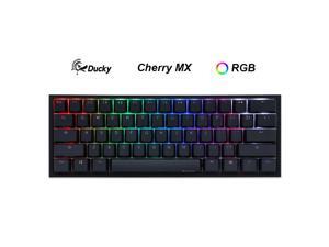 Ducky One 2 Mini Mechanical Keyboard Gaming Keyboard RGB LED 60% Double Shot PBT Cherry MX Switch 100% Ducky One 2 Mini Mechanical Keyboard Gaming Keyboard RGB LED 60% Double Shot PBT Cherry MX Switch 100%
