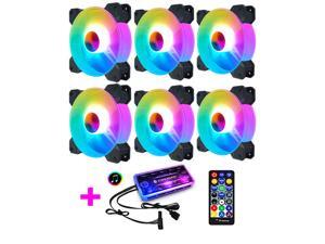 COOLMOON 12CM RGB Fan 5v Music Rhythm ARGB Chassis Quiet Fan Aura Sync Kit Musical Control Water Cooler 120mm(6pcs) COOLMOON 12CM RGB Fan 5v Music Rhythm ARGB Chassis Quiet Fan Aura Sync Kit Musical Control Water Cooler 120mm(6pcs)