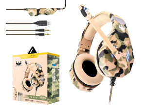 GT92 7.1 camouflage gaming computer headset headset 7.1 gaming headset 7.1 channel + 3.5 dual holes + USB camouflage yellow GT92 7.1 camouflage gaming computer headset headset 7.1 gaming headset 7.1 channel + 3.5 dual holes + USB camouflage yellow