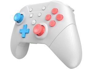 GCHT Wireless Switch Pro Controller, Game Controller for Switch Remote Gamepad with Joystick, Vibration Turbo, Wake Up, NFC, Gyro Axis,Dual Shock (White) GCHT Wireless Switch Pro Controller, Game Controller for Switch Remote Gamepad with Joystick, Vibration Turbo, Wake Up, NFC, Gyro Axis,Dual Shock (White)