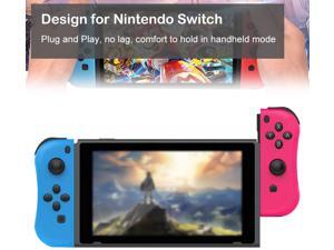 GCHT Wireless Controller for Nintendo Joycon Switch, Macro Button/Turbo/Vibration/Motion Functions, L/R Switch Controller Joypad, Nintendo Switch Controllers for Joy Con (Red and Blue) GCHT Wireless Controller for Nintendo Joycon Switch, Macro Button/Turbo/Vibration/Motion Functions, L/R Switch Controller Joypad, Nintendo Switch Controllers for Joy Con (Red and Blue)