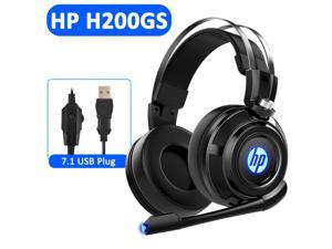 HP H200GS Wired Stereo Gaming Headset with mic, for PS4, Xbox One, Nintendo Switch, PC, Mac, Laptop, Over Ear Headphones PS4 Headset Xbox One Headset and LED Light