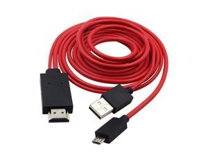 Micro USB to HDMI-compatible Media HDTV MHL Adapter Cable for Samsung Galaxy A3 A5 A7 Micro USB to HDMI-compatible Media HDTV MHL Adapter Cable for Samsung Galaxy A3 A5 A7