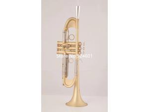 Professional Falling Tune Bb Trumpet TR-305G Mouthpiece brass Musical instrument with Case, Glover Professional Falling Tune Bb Trumpet TR-305G Mouthpiece brass Musical instrument with Case, Glover