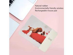 Desk Pads Fashion Cute High Quality Durable Wireless Charging USB+Rubber Mouse Pad For iPhone PC Laptop 30x22CM ?????? ??? ???? Desk Pads Fashion Cute High Quality Durable Wireless Charging USB+Rubber Mouse Pad For iPhone PC Laptop 30x22CM ?????? ??? ????
