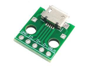 10PCS MICRO USB to Dip 2.54mm Female B Type Mike 5PIN SMD to Straight Plug Welded Female Head 10PCS MICRO USB to Dip 2.54mm Female B Type Mike 5PIN SMD to Straight Plug Welded Female Head
