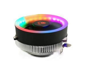CPU Cooler 2510 3pin RGB Cooling Fan 25x5 Colors LED Computer PC Chassis Heat Sink For Inter 1156/1155/1151/1150AMD CPU Cooler 2510 3pin RGB Cooling Fan 25x5 Colors LED Computer PC Chassis Heat Sink For Inter 1156/1155/1151/1150AMD