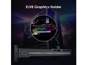 Cooler Master GPU Holder ELV8 3-Pin Addressable RGB Vertical Graphic Card Stand for Household Computer Safety Parts Cooler Master GPU Holder ELV8 3-Pin Addressable RGB Vertical Graphic Card Stand for Household Computer Safety Parts