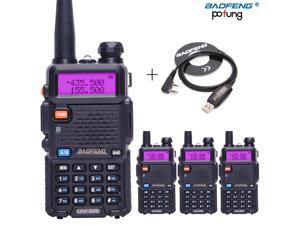 4pcs BaoFeng UV-5R Walkie Talkie VHF/UHF 136-174Mhz&400-520Mhz Dual Band Two way CB radio Baofeng uv 5r Portable+USB Cable+CD 4pcs BaoFeng UV-5R Walkie Talkie VHF/UHF 136-174Mhz&400-520Mhz Dual Band Two way CB radio Baofeng uv 5r Portable+USB Cable+CD