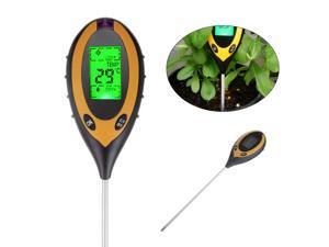 Portable 4 in 1 PH Moisture Light Temp Soil Tester Tool Sunlight Temperature Test Meter for Garden Plant Lawns Portable 4 in 1 PH Moisture Light Temp Soil Tester Tool Sunlight Temperature Test Meter for Garden Plant Lawns