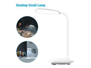 Desktop Lamp with 3 Adjusting Brightness with Touch Control USB Charging Adjustable Desk Lamps Reading Light, White
