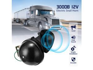 12V 300dB Car Snail Horn Megaphone Motorcycle Accessories Waterproof Horns of Automobile Yacht RV, Black 12V 300dB Car Snail Horn Megaphone Motorcycle Accessories Waterproof Horns of Automobile Yacht RV, Black