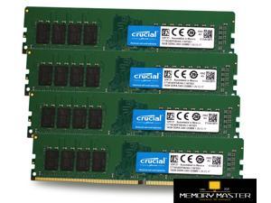 NEW Crucial CT16G4DFD824A 64GB(4X16GB) DDR4-2400 UDIMM CP4-19200  Desktop Memory Module CL17 PIN-288