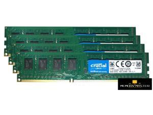 Crucial DDR3L 16GB(4X4GB) CT51264BD160B.C16FPD2 2RX8 RAM Memory PC3L-12800U 1600Mhz Desktop Pc 240pin 1.35V