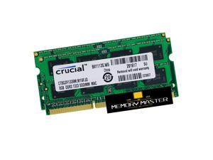 Crucial 16GB(2X8GB) DDR3 2RX8 1333MHz SODIMM PC3-10600S 204pin Laptop Memory RAM 1.5V CL11 CT8G3S1339M.M16FJD
