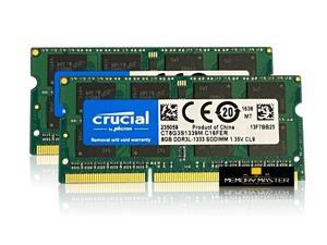 Crucial 16GB(2X8GB) DDR3L-1333 SODIMM PC3L-10600 CT8G3S1339M.C16FER FOR iMac Notebook/Laptop Memory