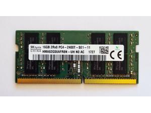 SK Hynix HMA82GS6AFR8N-UH 16GB DDR4 2400MHz PC4-19200 PC4-2400T Laptop SODIMM RAM Memory 260-pin SK Hynix HMA82GS6AFR8N-UH 16GB DDR4 2400MHz PC4-19200 PC4-2400T Laptop SODIMM RAM Memory 260-pin