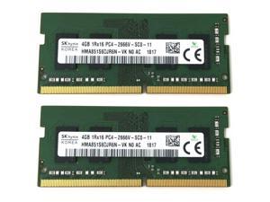 SK Hynix PC4-2666V 8GB (2X4GB) Ram DDR4 2666MHz SDRAM SODIMM Notebook/Laptop Memory HMA851S6DJR6N-VK SK Hynix PC4-2666V 8GB (2X4GB) Ram DDR4 2666MHz SDRAM SODIMM Notebook/Laptop Memory HMA851S6DJR6N-VK
