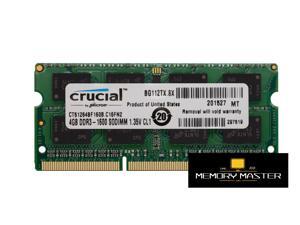 Crucial 4GB x1 DDRL 1600mhz 1.35v CT51264BF160B.C16FN2 SODIMM CL11 Laptop ram Memory Crucial 4GB x1 DDRL 1600mhz 1.35v CT51264BF160B.C16FN2 SODIMM CL11 Laptop ram Memory