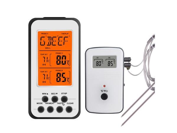 Radio Frequency Thermometer Digital Multi Probe BBQ Steak Food Meat  Termometer Wireless Thermometer with Sensor for Grill Ovenv with 4 Probe -  China Food Thermometer and Digital Thermometer price