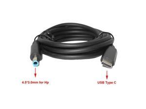 USB Type C PD Power Adapter Plug Converter to 4.5*3.0mm Laptop Charging Cable Cord for HP Stream 11 13 14 Split 13 x2 Notebook USB Type C PD Power Adapter Plug Converter to 4.5*3.0mm Laptop Charging Cable Cord for HP Stream 11 13 14 Split 13 x2 Notebook