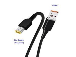 65W Laptop USB PD Charging Cable Cord DC Power Adapter Plug Connector for Lenovo ThinkPad T440 T440p T440s T540p, X1 Carbon, X140e, X240 Yellow Square Plug with Pin 65W Laptop USB PD Charging Cable Cord DC Power Adapter Plug Connector for Lenovo ThinkPad T440 T440p T440s T540p, X1 Carbon, X140e, X240 Yellow Square Plug with Pin