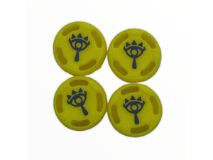 JenDore Yellow Eyes 4Pcs Silicone Thumb Grip Caps for Nintendo Switch JenDore Yellow Eyes 4Pcs Silicone Thumb Grip Caps for Nintendo Switch
