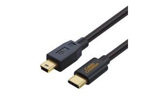 CableCreation 3.3ft Mini USB to Type C Converter Cable for GoPro Hero 3+, Hero HD, PS3 Controller, Cell Phones, MP3 Players, Digital Camera & Mini B Devices, 1M/ Black CableCreation 3.3ft Mini USB to Type C Converter Cable for GoPro Hero 3+, Hero HD, PS3 Controller, Cell Phones, MP3 Players, Digital Camera & Mini B Devices, 1M/ Black