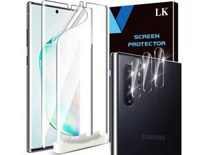 5 Pack LK 2 Pack Screen Protector for Samsung Galaxy Note 10 Plus TPU Film  3 Pack Camera Lens Protector for Samsung Galaxy Note 10 Plus Tempered Glass Easy Installation Tray HD UltraThin