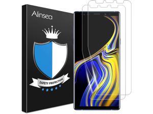 Alinsea Compatible for Screen Protector Samsung Galaxy Note 9 2Pack Bubble Free CaseFriendly Wet Applied Plastic Film NOT GlassNo Lifting on Edges Touch Sensitive